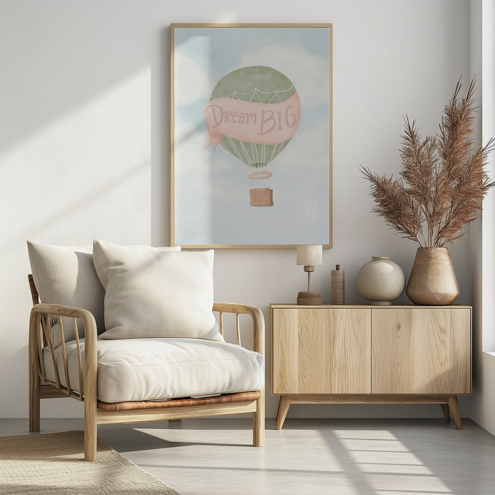 Dream Big Pink - Poster / Art Print