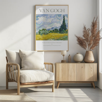 Wheat Field With Cypresses - Poster / Art Print