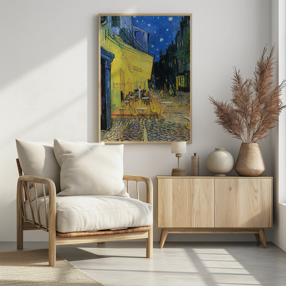 Cafe Terrace At Night - Poster / Art Print