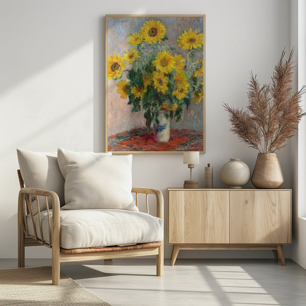 Bouquet Of Sunflowers - Poster / Art Print