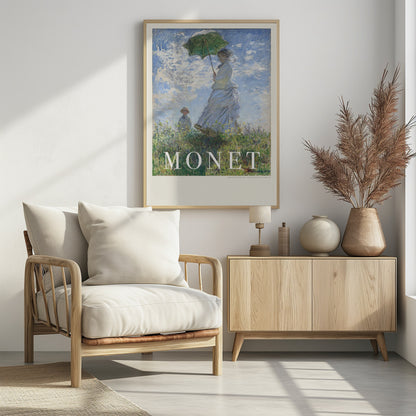 Woman With Parasol - Poster / Art Print
