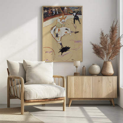At the Circus Fernando Medrano With a Piglet (ca. 1889) - Poster / Art Print