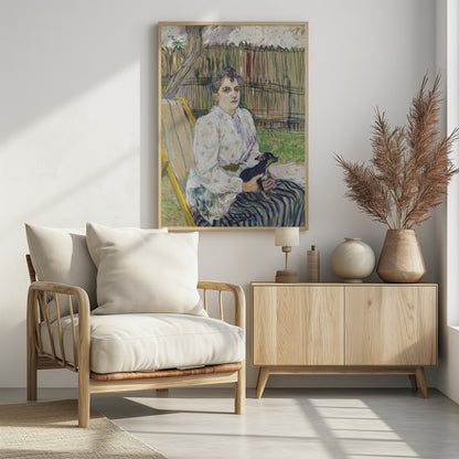 Lady With a Dog (1891) - Poster / Art Print