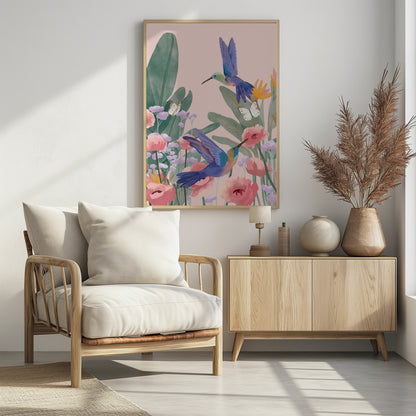 Hummingbirds - Poster / Art Print