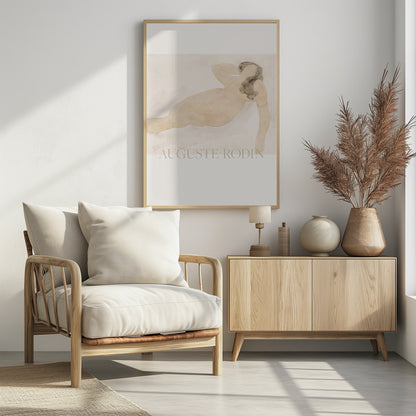 Study of a Nude (lying On Side) - Poster / Art Print