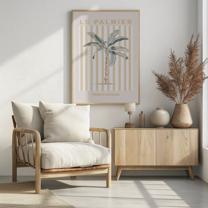 Riviera Plam Tree - Poster / Art Print