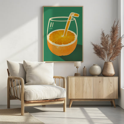 Orange juice - Poster / Art Print