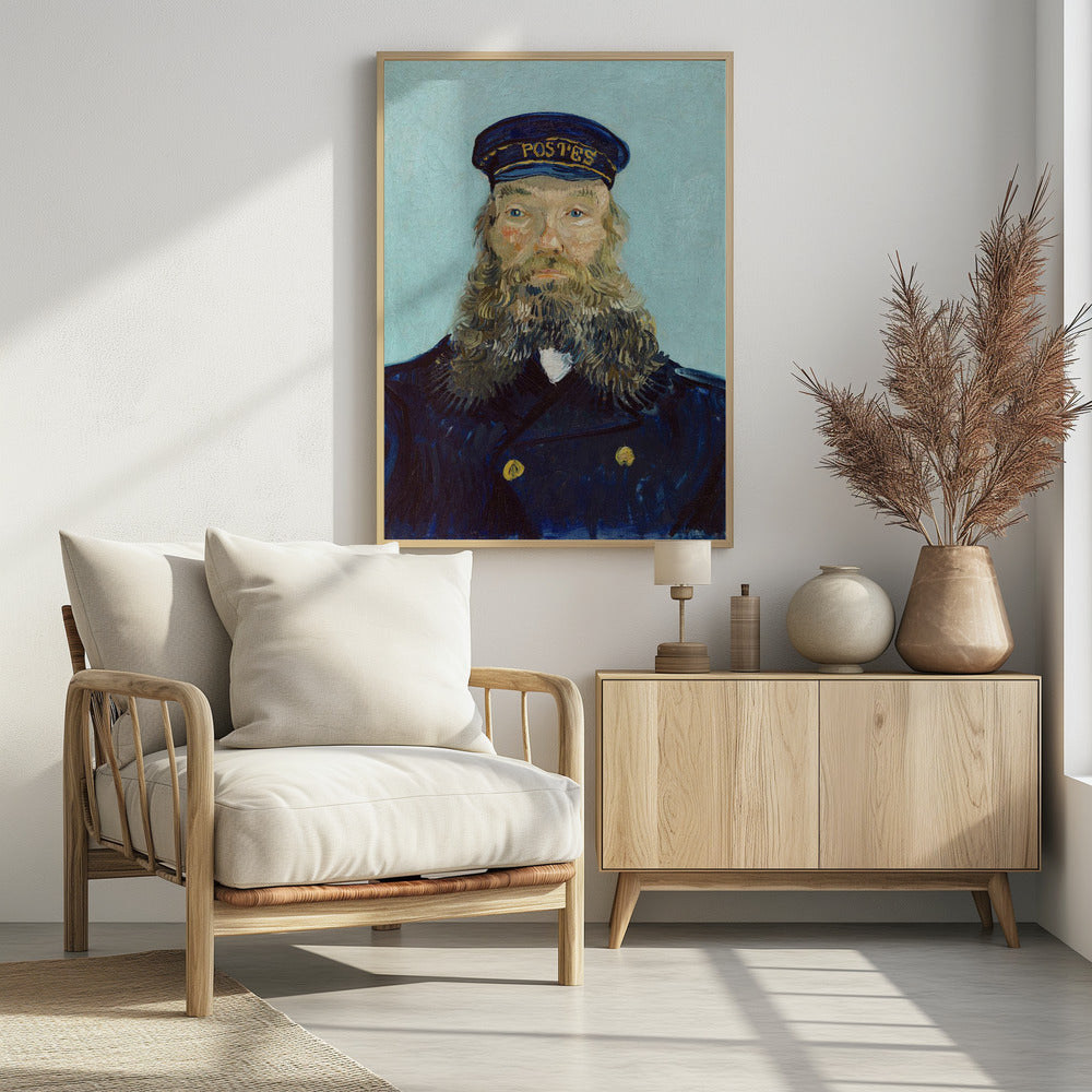 Vincent Van Gogh's Portrait of Postman Roulin (1888) - Poster / Art Print