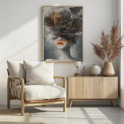Lady In Hat No 1 - Poster / Art Print