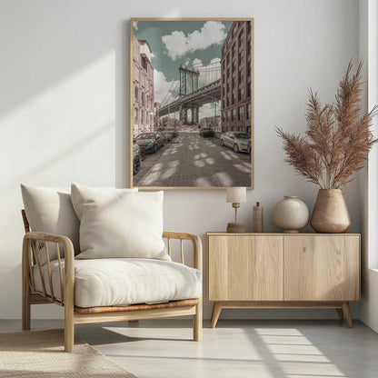 NEW YORK CITY Manhattan Bridge - Poster / Art Print