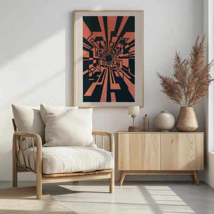 Square Warp Hole - Poster / Art Print