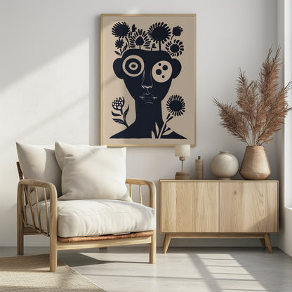 Flower Head - Poster / Art Print
