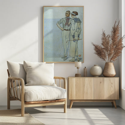 Man and Woman In Sport Clothes (1913) - Poster / Art Print