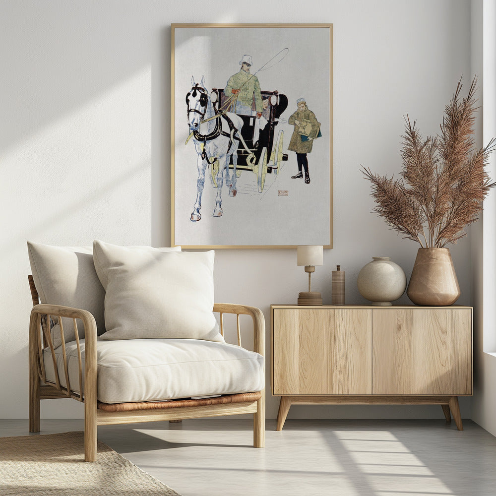 Vintage Carriage (1893) - Poster / Art Print