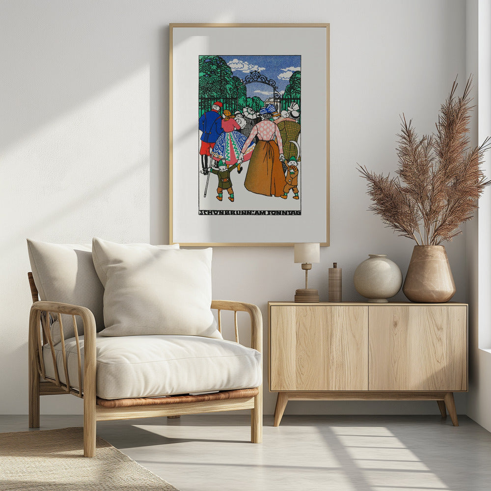 Schönbrunn On Sunday - Poster / Art Print