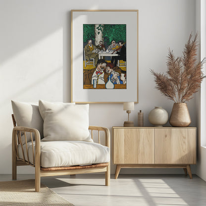 At the Heuriger - Poster / Art Print