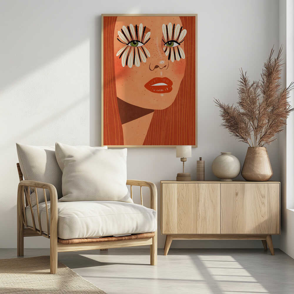 Flower Eyes - Poster / Art Print