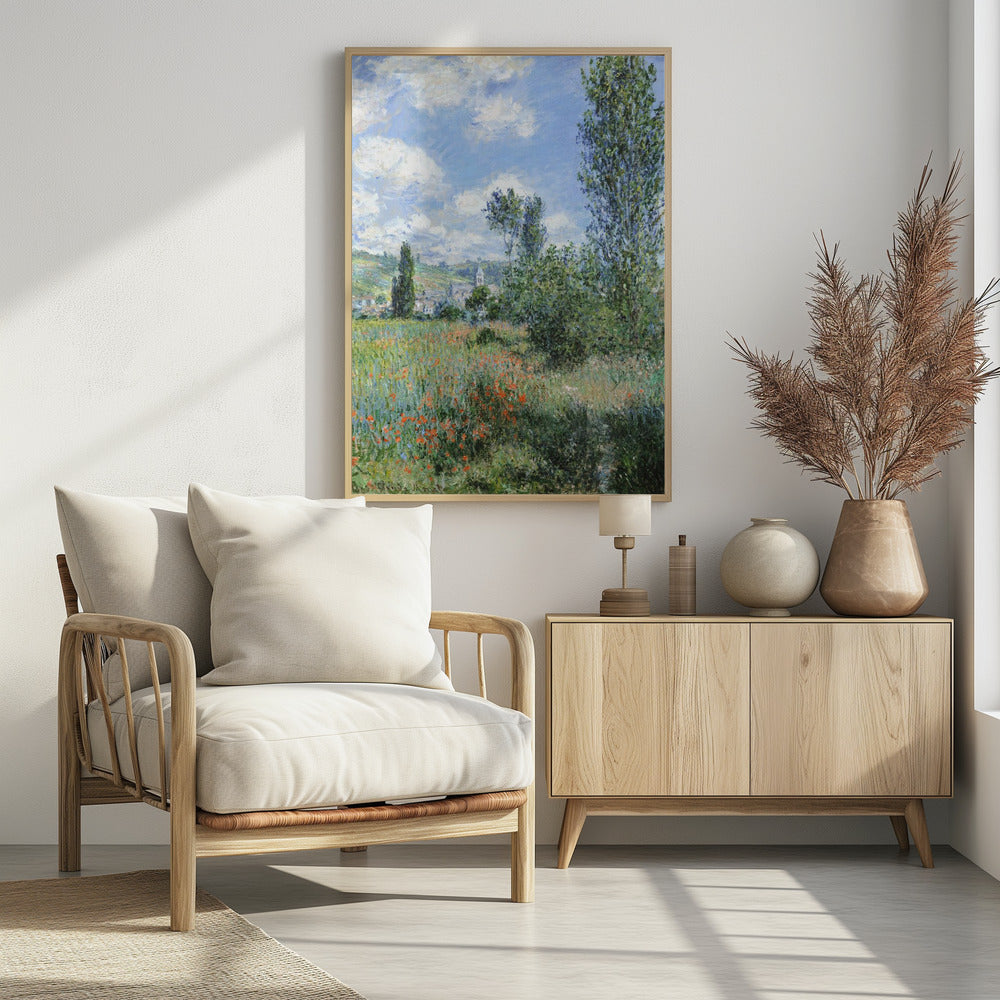 View of Vétheuil (1880) - Poster / Art Print