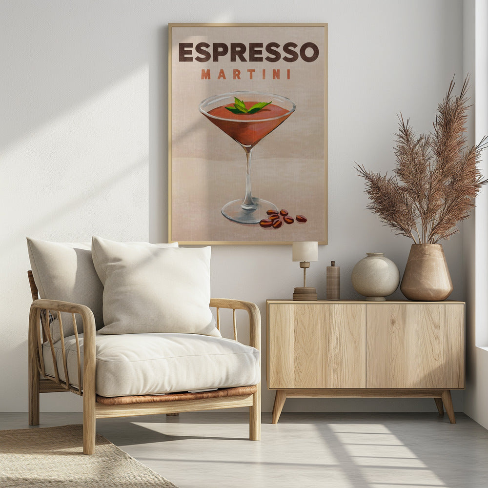 Espresso Martini Cocktail Bar Decor - Poster / Art Print