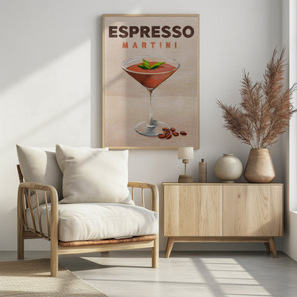 Espresso Martini Cocktail Bar Decor - Poster / Art Print