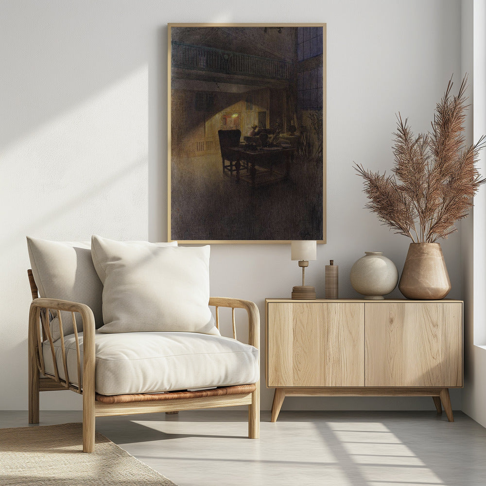 At the Piano - Poster / Art Print