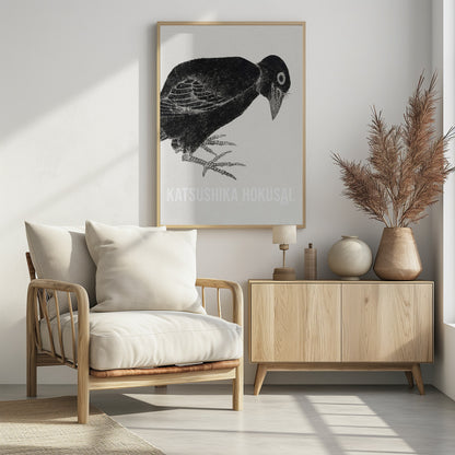 Katsushika Hokusai's Bird 1814 - Poster / Art Print