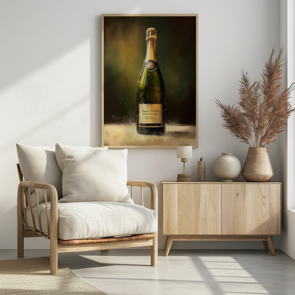 Drink Champagne - Poster / Art Print