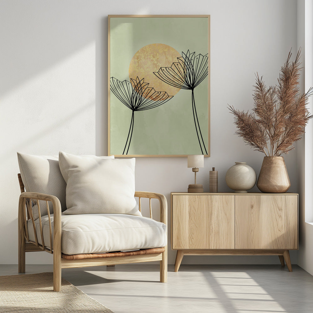 Abstract Botanical Art Print - Poster / Art Print