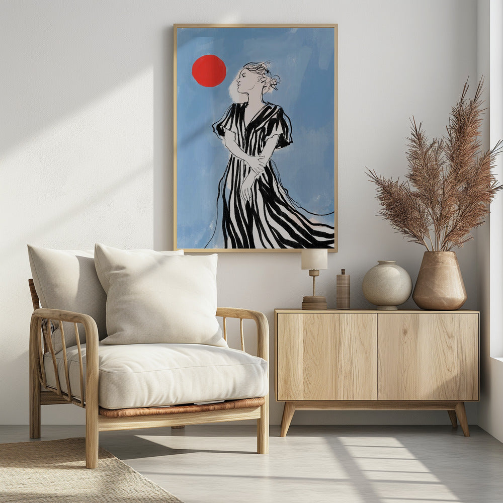 Serene Stripes - Poster / Art Print