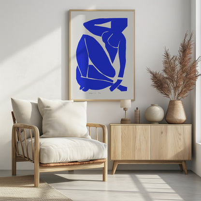 Nudo Blu III 1952 - Poster / Art Print