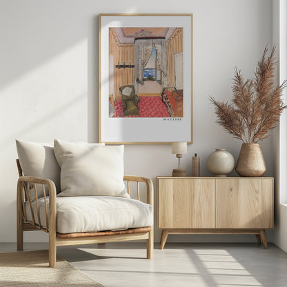 Ma Chambre Au Beau Rivage Boarder - Poster / Art Print