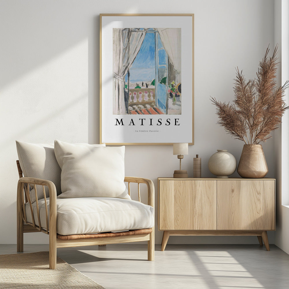 La Fenêtre Ouverte - Poster / Art Print
