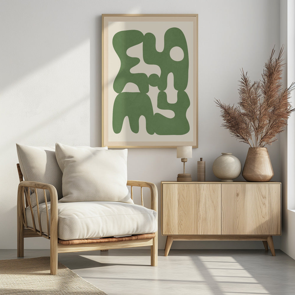 Organic Harmony Forms - Poster / Art Print