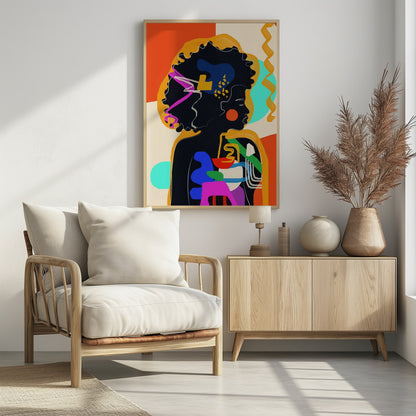 Modern Abstract Woman 4 - Poster / Art Print