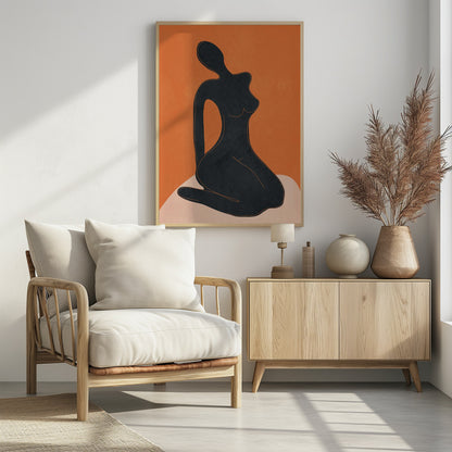 Abstract Nude II - Poster / Art Print