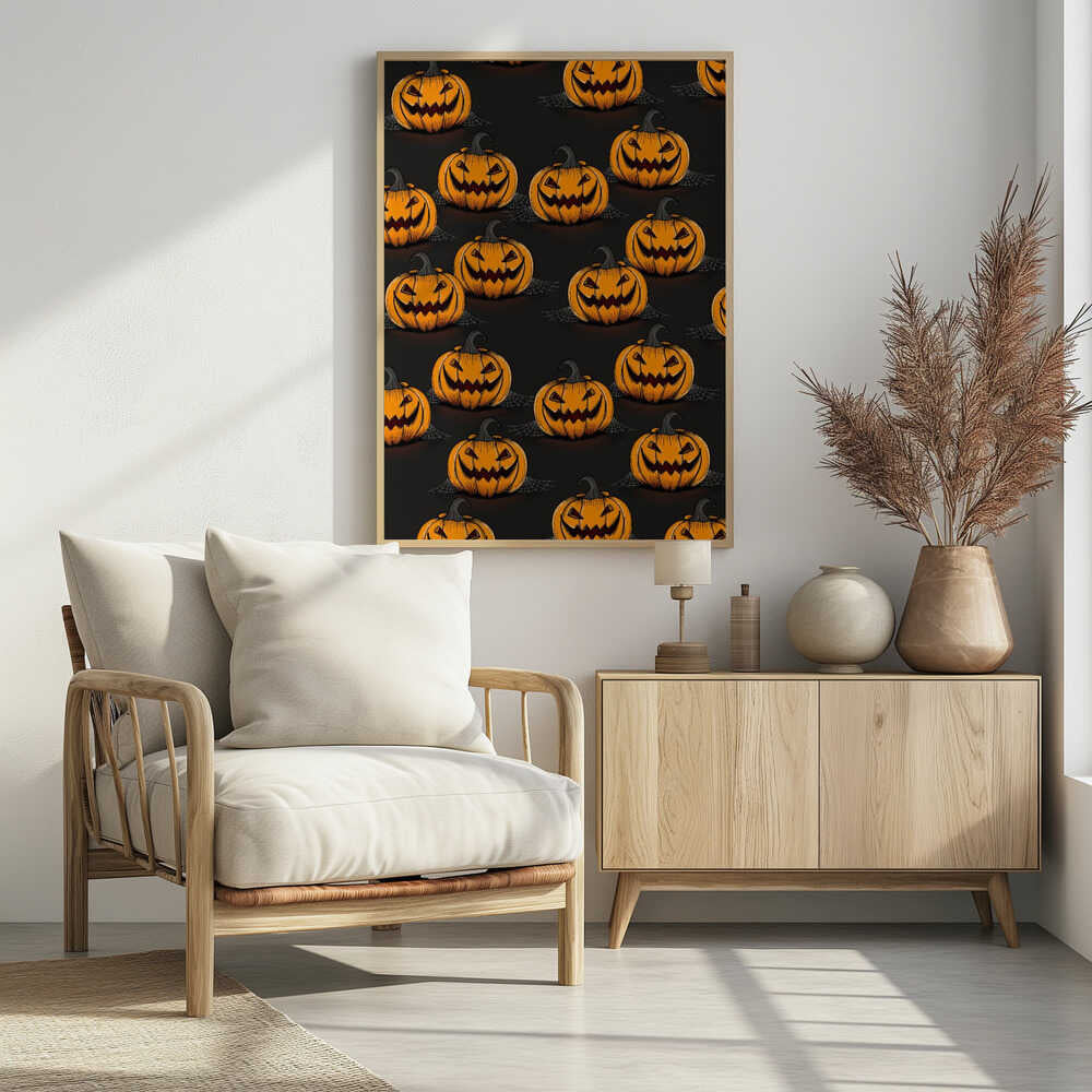 Halloween Jack-O-Lanterns - Poster / Art Print