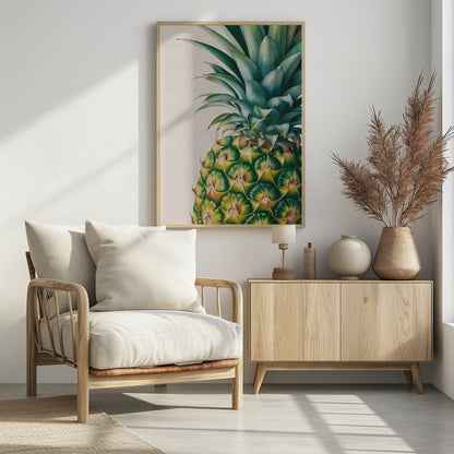 Pineapple Close Up - Poster / Art Print