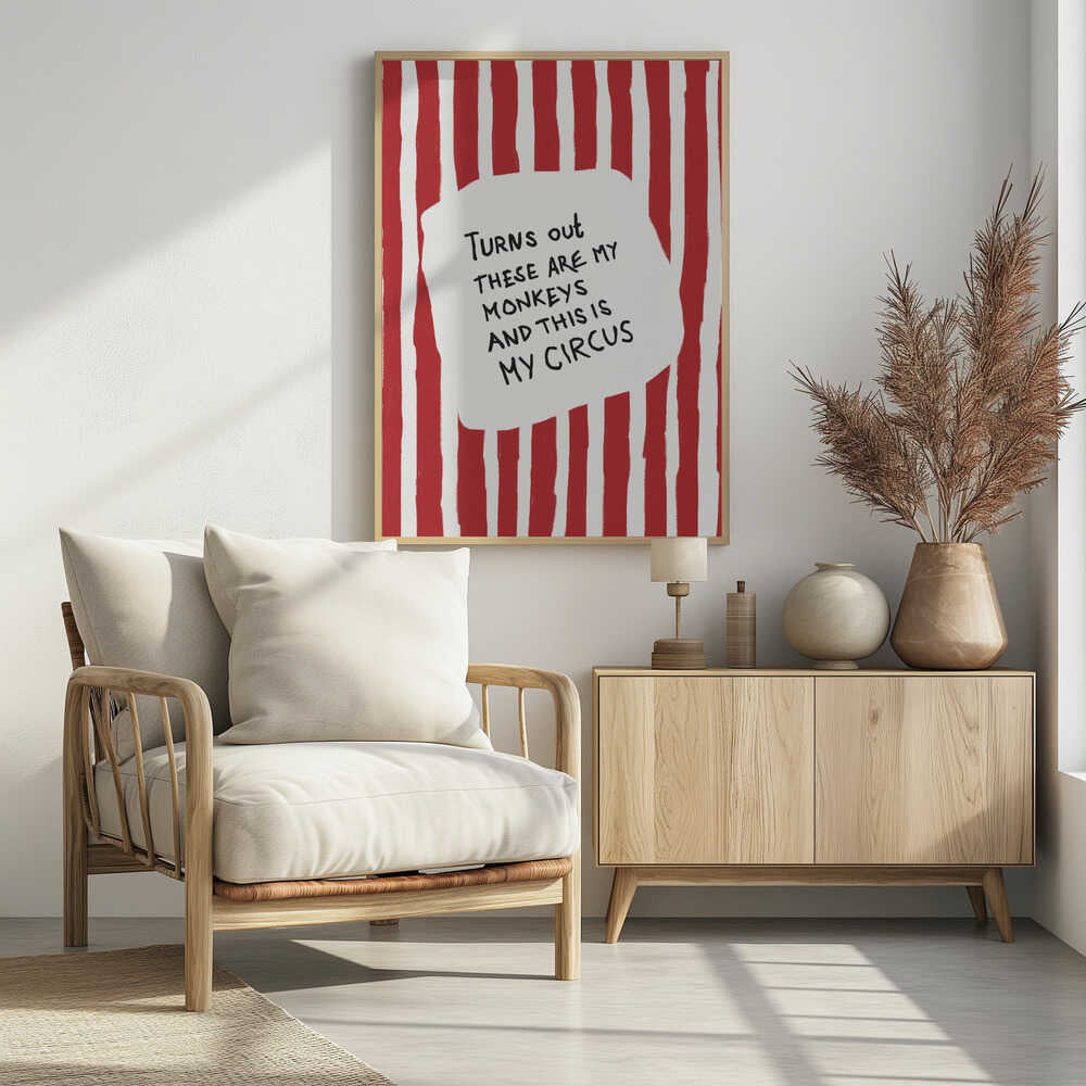 Turns Out These Are My Monkeys - Poster / Art Print