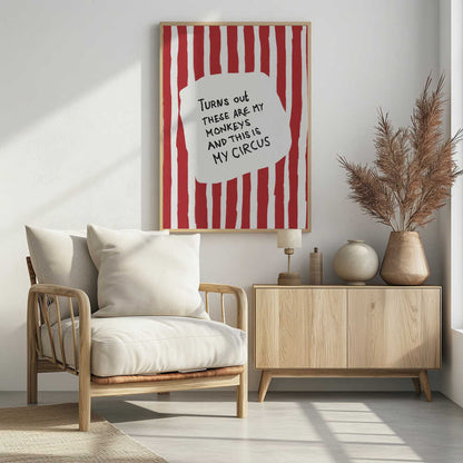 Turns Out These Are My Monkeys - Poster / Art Print