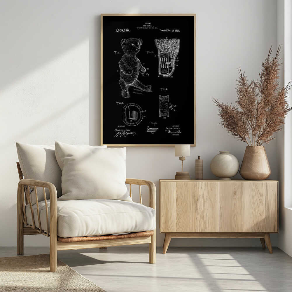 Teddybear Patent 1920 - Poster / Art Print