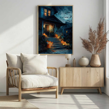 Halloween Scene (3) - Poster / Art Print