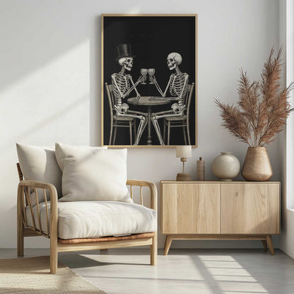 Celebrating Skeletons - Poster / Art Print