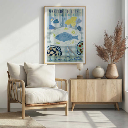 Spécialités de la Mer: Seafood à la Carte - Poster / Art Print