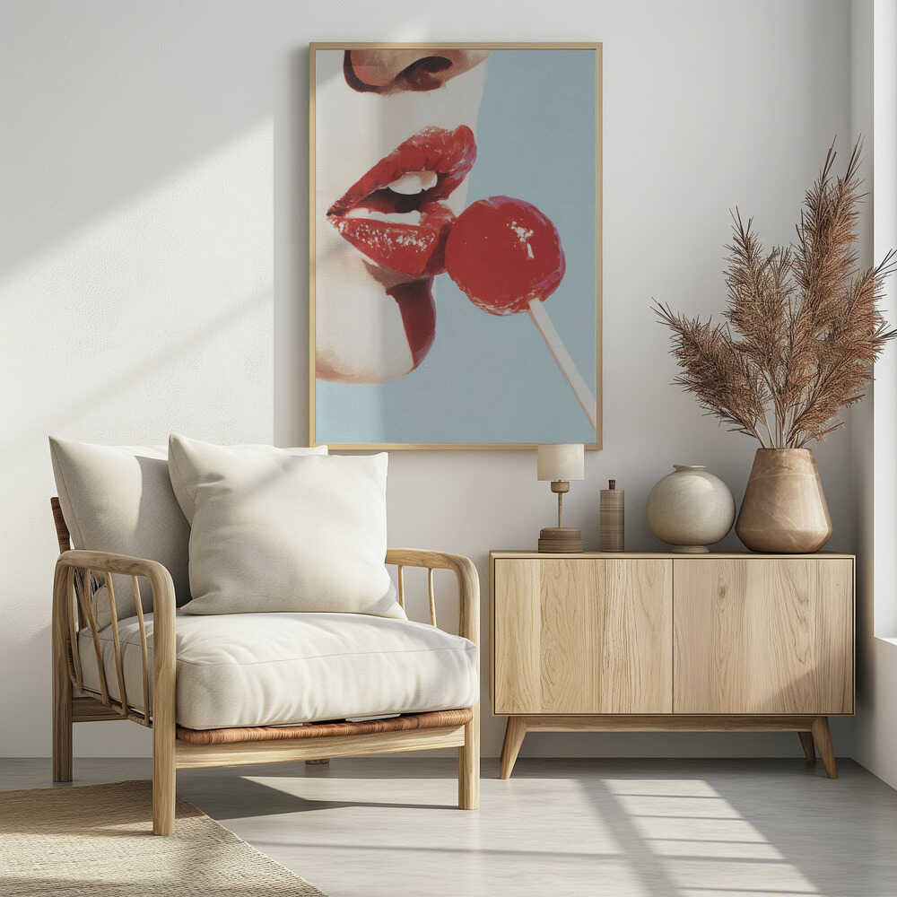 Red Lollipop - Poster / Art Print