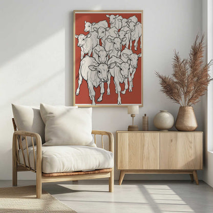 Cow Release - Poster / Art Print