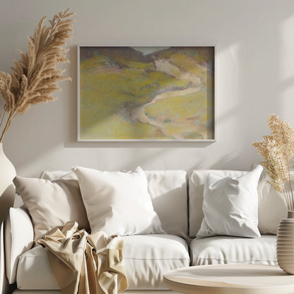 Pathway In a Field - Poster / Art Print