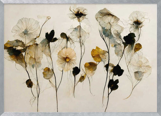 Beautiful Dry Flowers - Poster / Art Print