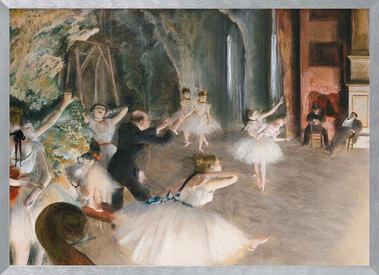 The Rehearsal Onstage - Poster / Art Print
