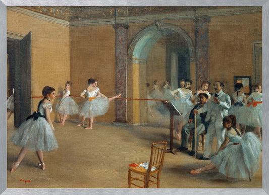 The Dance Foyer At the Opera On the Rue Le Peletier - Poster / Art Print