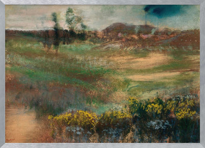 Landscape With Smokestacks - Poster / Art Print